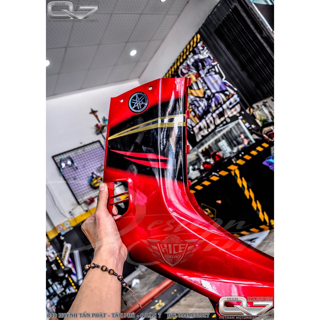 TEM RỜI EXCITER 2010 ĐỎ ĐEN