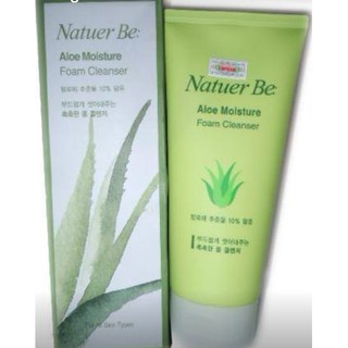 Sữa Rửa Mặt Trắng Da Natuer Be Aloe Moisture Foam Cleanser Bestmypham