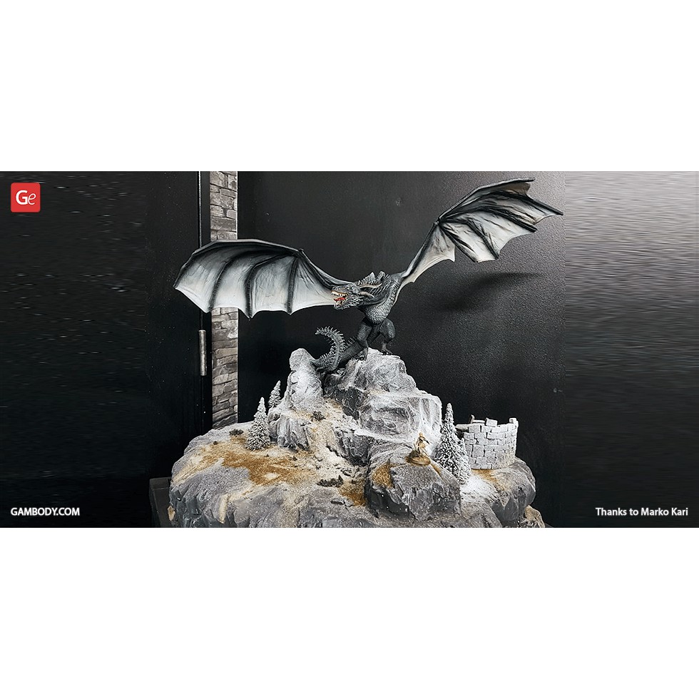 File in mô hình 3D Game of Thrones - Dragon