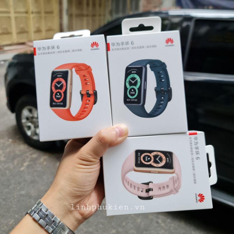 [Mã SKAMPUSH9 giảm 10% đơn 200K] Vòng đeo tay thông minh Huawei Band 6 - Sẵn Tiếng Việt