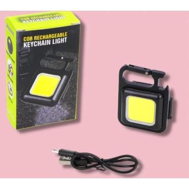 Móc Chìa Khoá Đèn Pin Đèn Led COB Mini Nam Châm Đa Năng Bỏ Túi Tiện Dụng Mang Theo Du Lịch Dã Ngoại - Mockhoa