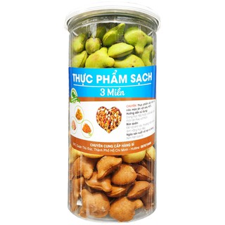 BÁNH GẤU NHÂN KEM MIX 3 VỊ KHÁC NHAU - HŨ 350G