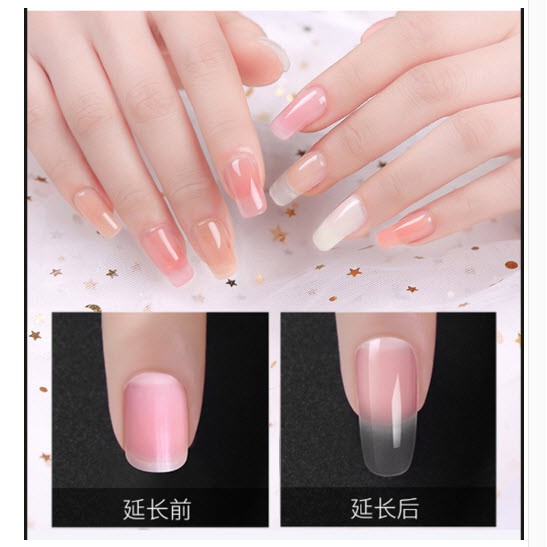 Gel Gôm Đắp Móng PinPai Với 5 Tông Màu Đẹp - Lẻ 1 Tuýp 30ml