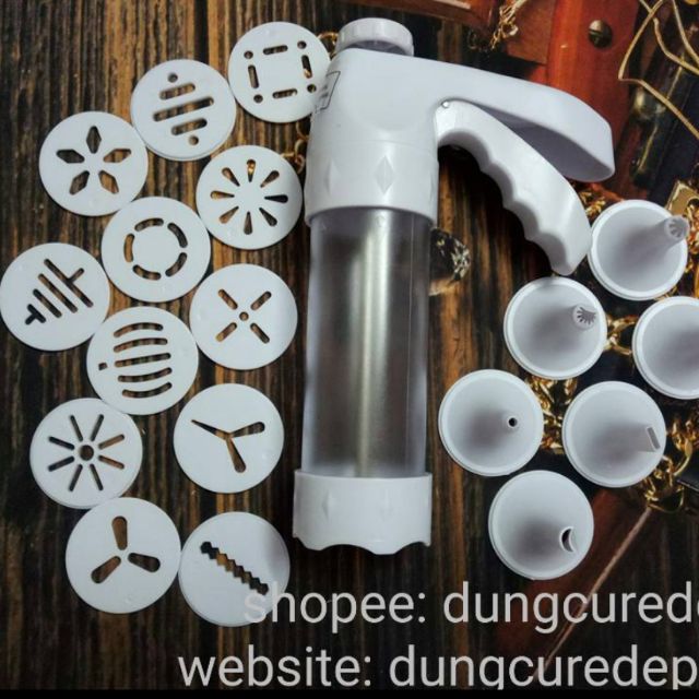 Bộ cookies press nhựa 12 mặt