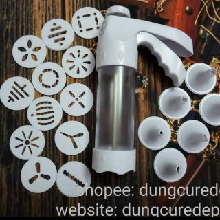 Bộ cookies press nhựa 12 mặt