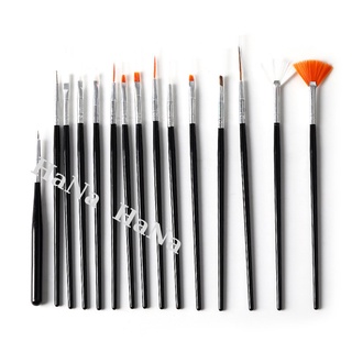 Cọ vẽ móng sét 15 cây , cọ vẽ nail