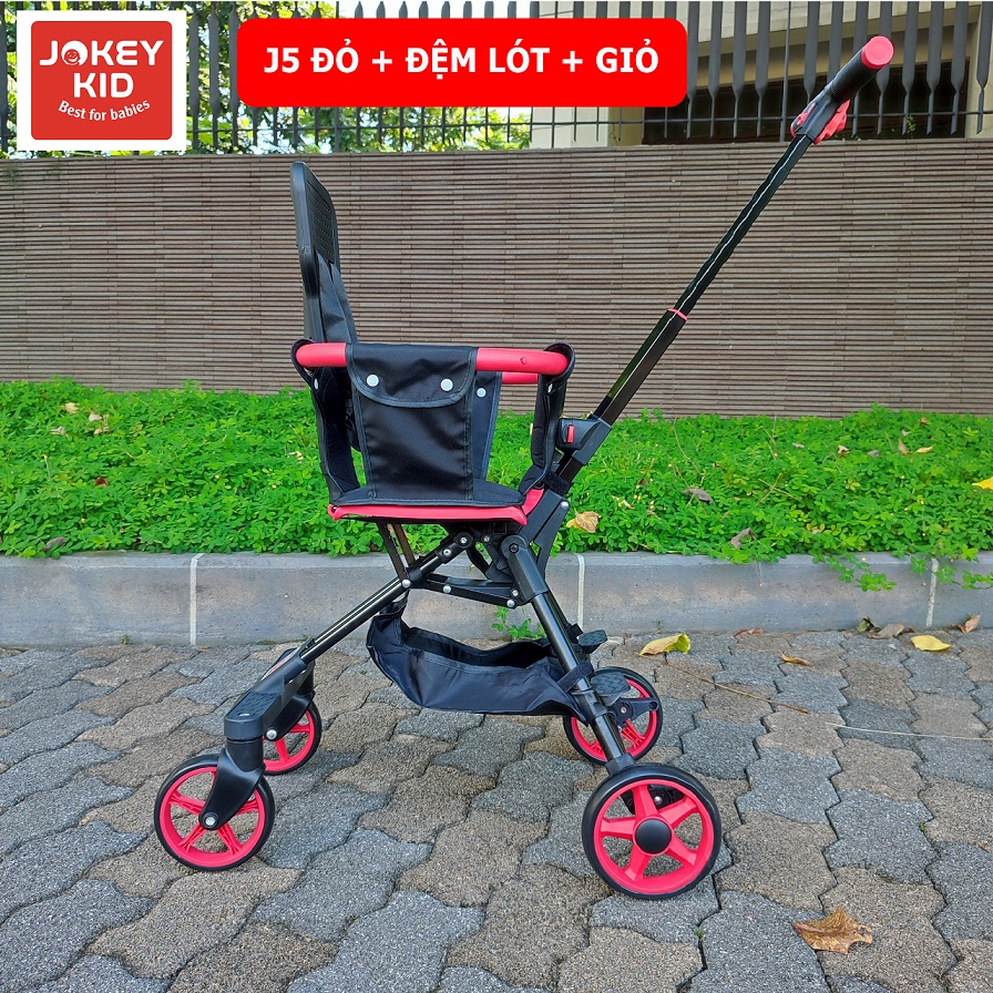 Xe đẩy gấp gọn cao cấp cho bé Jokey J5, Xe đẩy em bé đi du lịch siêu gọn nhẹ - Bảo Hành 12 tháng