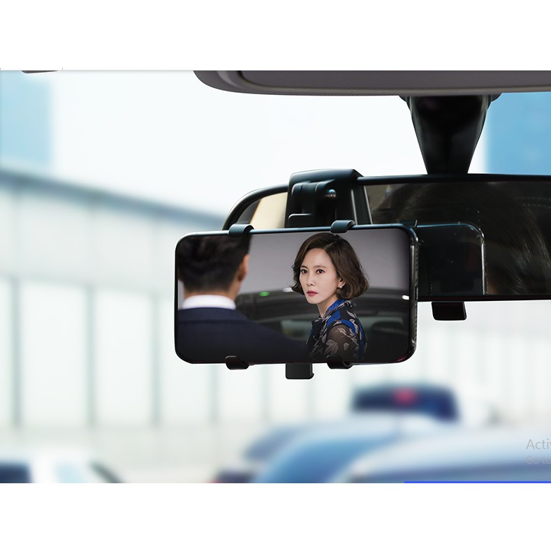 [Mẫu Mới Cao Cấp] Giá đỡ điện thoại ô tô - Giá kẹp điện thoại ô tô- Taplo - Kẹp che nắng - Gương trong xe - Xoay 360 độ
