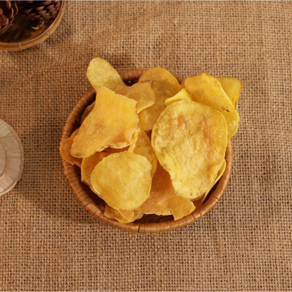Khoai lang sấy mật ong organic không dầu 100gr-500gr gốc Đà Lạt Minh Tiến Farm