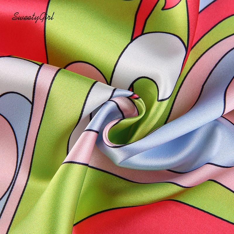 Chân Váy Midi Lưng Cao Co Giãn Họa Tiết Kẻ Sọc Nhiều Màu Sắc Thời Trang Cho Nữ