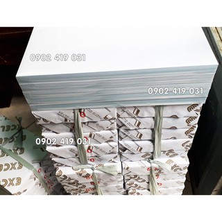 5 Xấp giấy decal đế xanh A4 [ Xấp 100 tờ ]