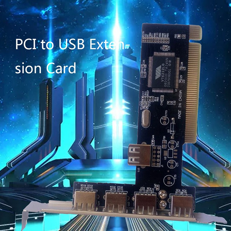 Thẻ Điều Khiển Pci 4 Cổng Usb 2.0 480mbps Tốc Độ Cao