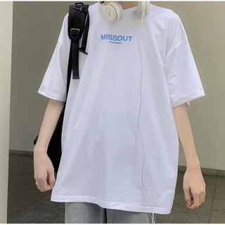 Áo thun unisex tay lỡ form rộng basic - missout