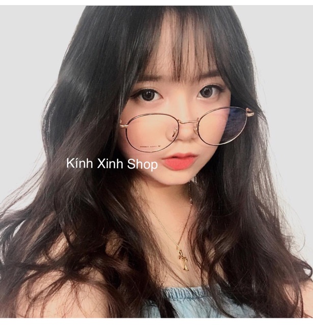 Kính Vintage Kim loại tăm mảnh Hàn Quốc đuôi nhọn | BigBuy360 - bigbuy360.vn