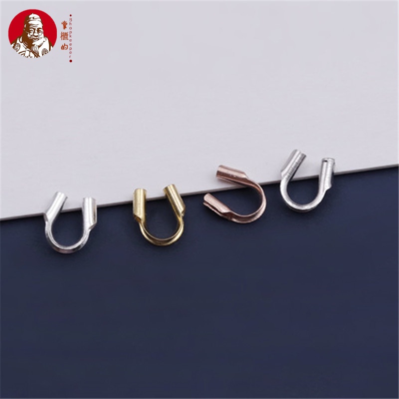 Khóa Cài Vòng Tay / Dây Chuyền Hình Chữ u Bằng Bạc Sterling S925 DIY