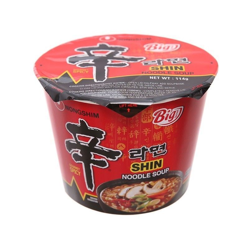 Mì cay Shin ăn liền Tô 114g Hàn Quốc