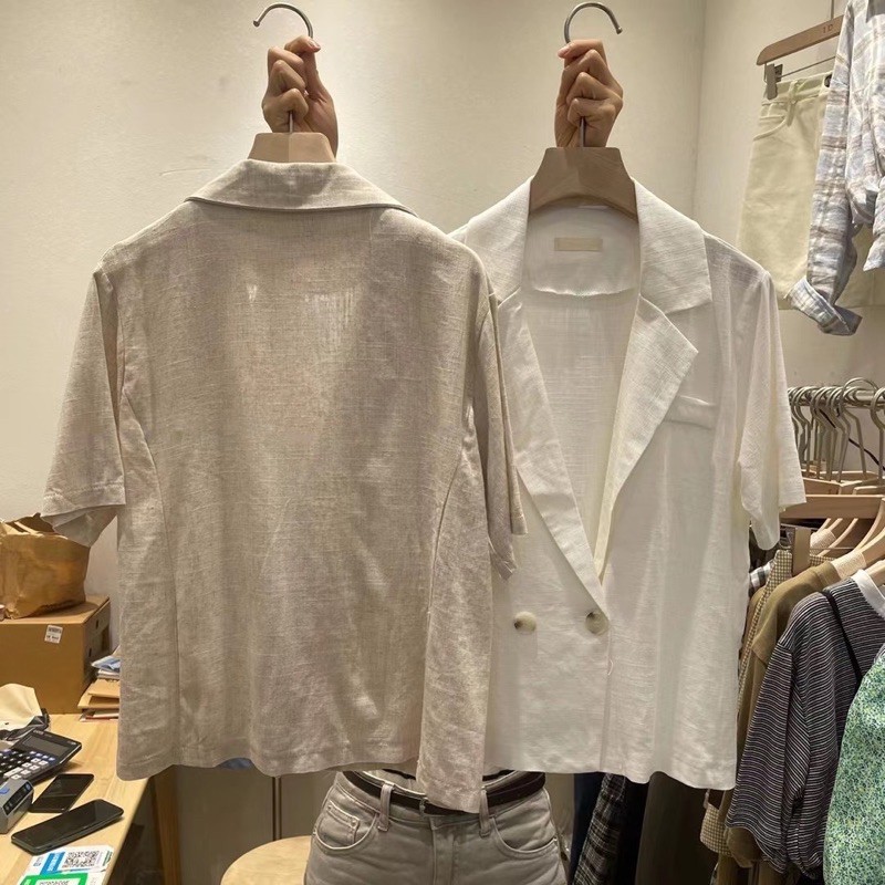 Blazer đũi 2 cúc 52620 CHERRYCOCO | BigBuy360 - bigbuy360.vn