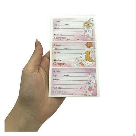 Nhãn Vở Campus NT-KWI18 Kawaii ...