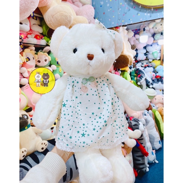 Gấu Bông Teddy Váy Yếm Dễ Thương Cho Bé - Xưởng Gấu Bông Việt Nam