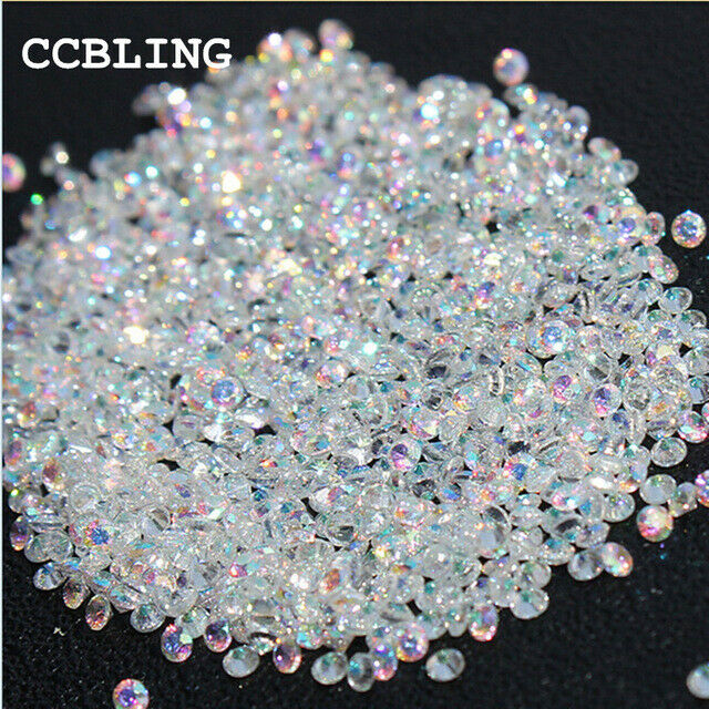 [Hàng mới về] Túi gồm 1000 hạt đá 3D lấp lánh trang trí cho móng tay