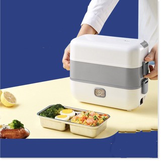 MegaMallVN -  Hộp nấu cơm văn phòng PP Care Japan 200W tặng 4 chén