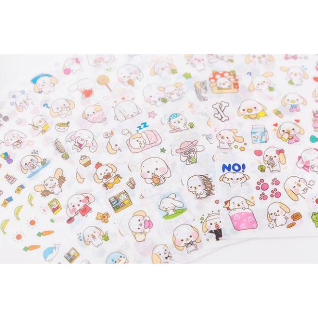 Bộ 6 Tấm Sticker Dán Sổ Lưu Niệm H100