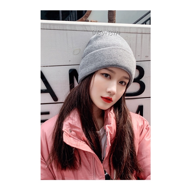 Mũ Len Beanie Hàn Quốc Hàng Loại 1