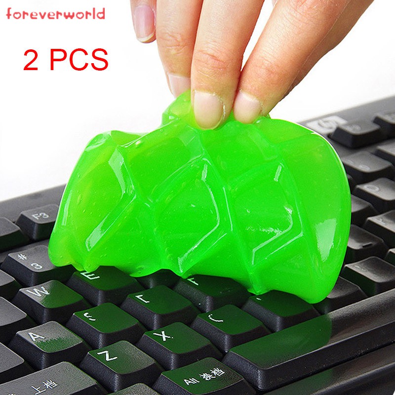 Set 2 gel dẻo làm sạch ma thuật dành cho bàn phím máy tính