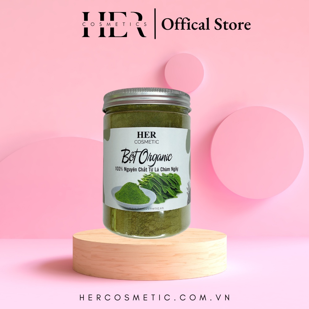 Bột Lá Chùm Ngây Nguyên Chất Organic Sạch Mịn Dạng Hủ 200gr 300gr