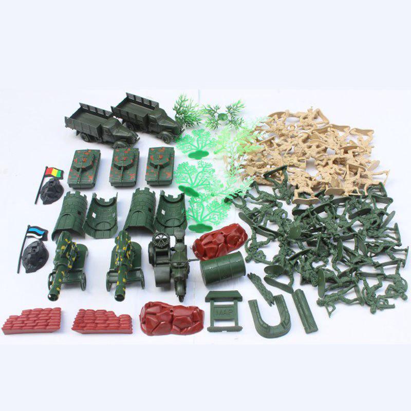 Set 88 mô hình quân lính và xe tăng đồ chơi bằng nhựa độc đáo