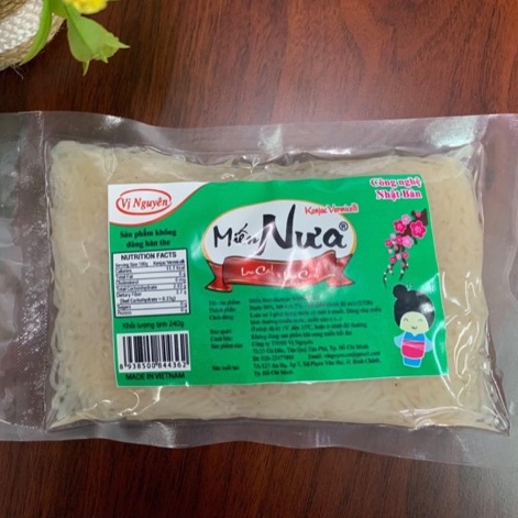 Miến Nưa Vị Nguyên ăn kiêng Keto, Das, Lowcarb, Eatclean - Gói 240 gram