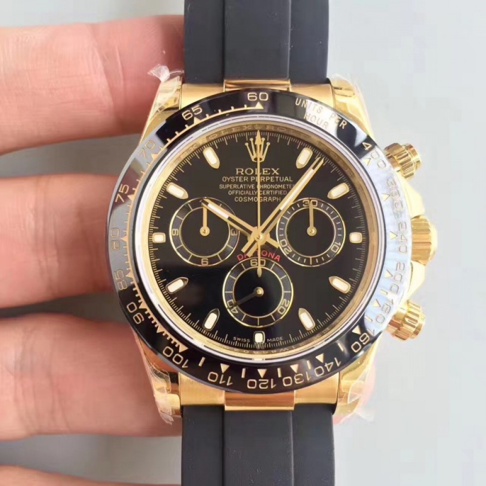 Đồng Hồ Nam R0lex Daytona Cosmograph 116518LN Yellow Gold Black Size 40mm