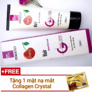 Kem triệt lông M'white cherry 80g + Tặng 1 mặt nạ mắt Collagen Crystal