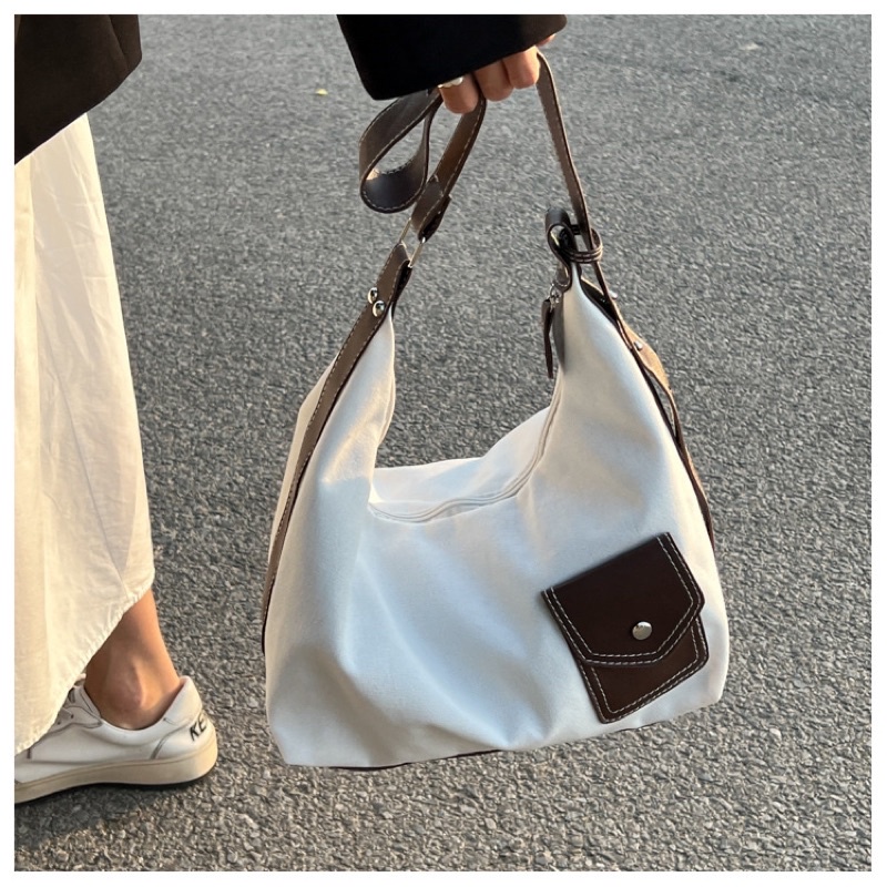 Túi đeo chéo quai da có túi hộp đi chơi, đi học(có sẵn)