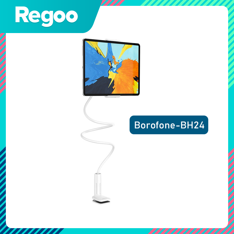 [Regoo] Giá Đỡ Điện Thoại, Máy Tính Bảng Borofone BH24 Chính Hãng - Kẹp Bàn - Kẹp Tháo Rời