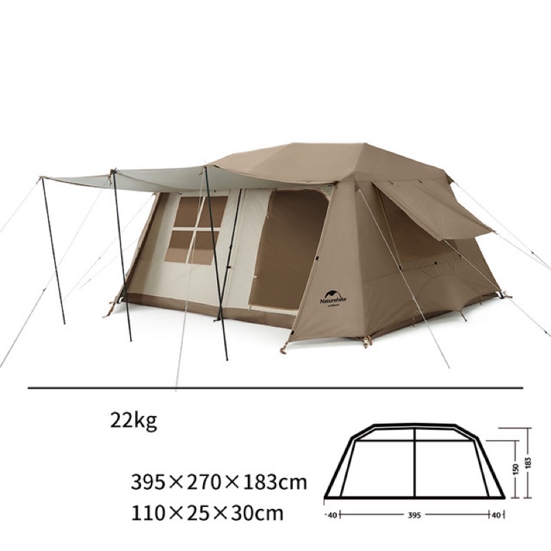 Lều Mông Cổ Glamping Naturehike CNH22ZP004 – Village 13