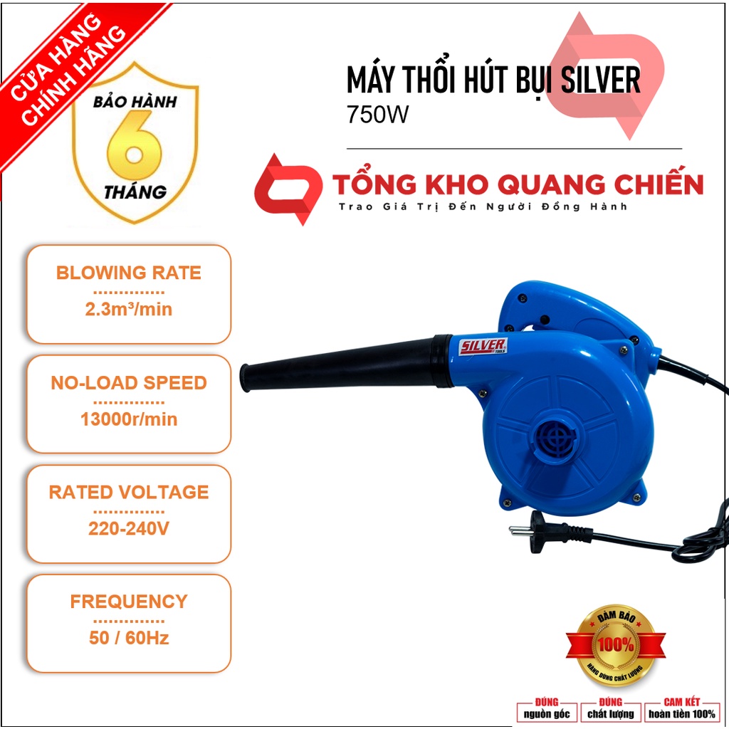 Máy Thổi & Hút Bụi SILVER-750W | Sản Xuất Theo Công Nghệ Nhật Bản |.