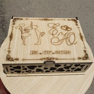 Hộp Quà Tặng Khắc Trái Tim