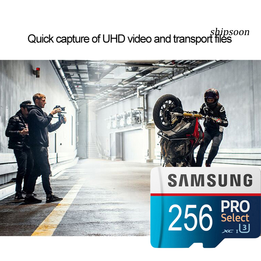Thẻ nhớ tốc độ cao Ssn - Sam-Sung Pro cho điện thoại/xe hơi Dvr dung lượng 16 / 128 / 256gb tùy chọn