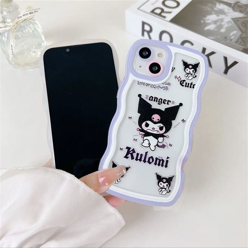 Ốp điện thoại họa tiết hoạt hình Kuromi dễ thương cho Iphone 14 13 12 11 Pro Max 7 8 Plus X XR XS Max Se2020