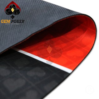 THẢM POKER TRÒN CAO SU CAO CẤP - RED