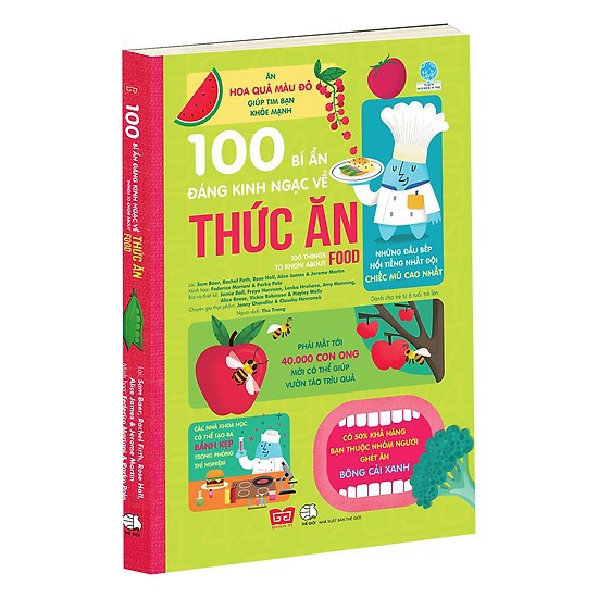 Sách - 100 Bí Ẩn Đáng Kinh Ngạc Về Thức Ăn (USBORNE - 100 Things To Know About Food)