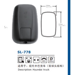 Gương chiếu hậu xe tải huynhdai hd