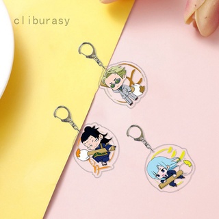 Cliburasy Móc Khóa Nhựa Acrylic Hai Mặt Hình Jujutsu Kaisen Anime