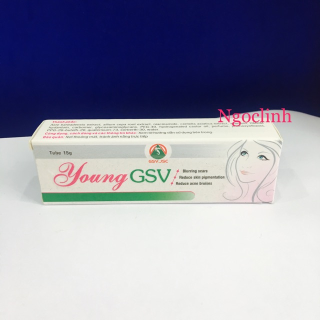 Young GVS 15g Gel chăm sóc da mụn,sẹo,thâm