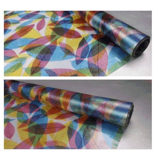 Giấy dán kính lá sắc màu - khổ rộng 45cm