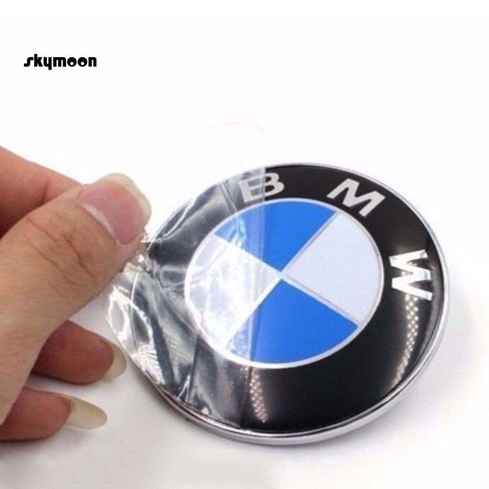 Biểu tượng logo 2 chấu 82mm thời trang cho ô tô BMW