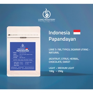 Cà phê hạt indonesia papandayan - natural