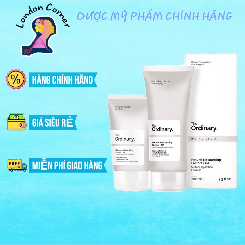 Kem dưỡng The Ordinary Natural Moisturising Factor + HA