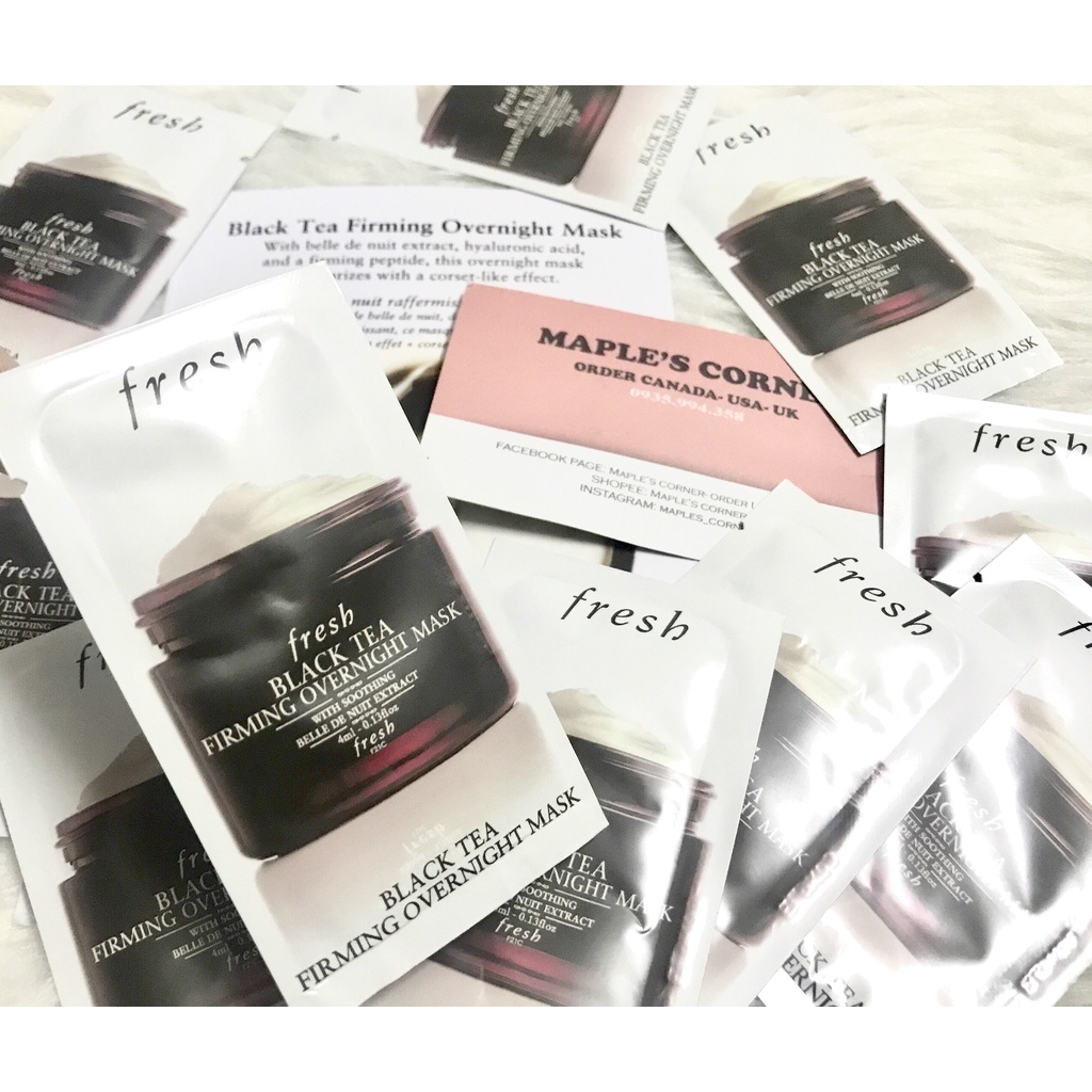 Mặt nạ ngủ Fresh Black Tea Firming Overnight Mask